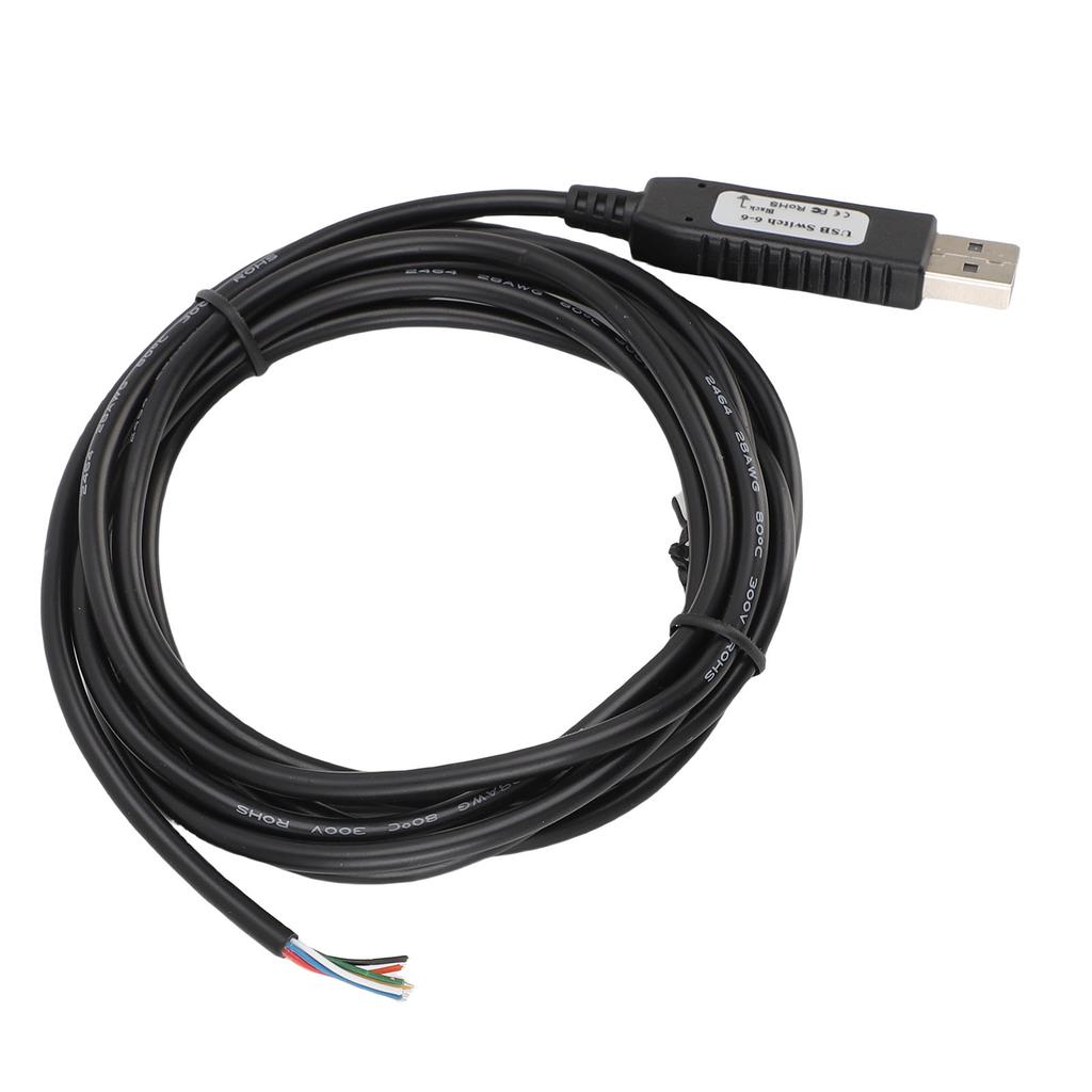 DIY Switch Line USB Switch Cable Support Customizable Keyboard Mouse Shortcuts 6.56ft