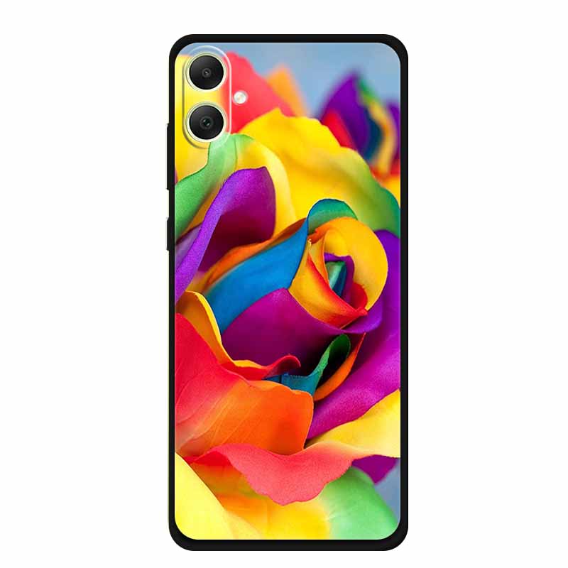 Чехол для Samsung Galaxy M05 M 05 Чехол для телефона Черный Силиконовый Мягкий Чехол для телефона Для Samsung A06 F05 A05 Задняя крышка Чехол Funda Coque