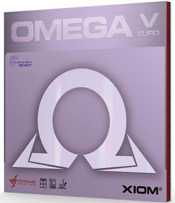 Накладка для настольного тенниса XION Inverted Omega 5 10251, Мягкая, Евро, Черная, 1.8 мм,