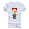 Unisex Cartoon Toy Story Tops White Clothes Short Sleeve Tee Oversized Friends 2024 Summer Blouse Grunge Y2K T-shirts