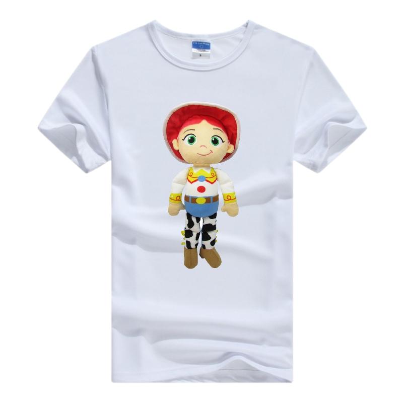Unisex Cartoon Toy Story Tops White Clothes Short Sleeve Tee Oversized Friends 2024 Summer Blouse Grunge Y2K T-shirts