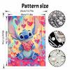 Disney Stitch pearl painting handmade diy pearl art painting simple living room hanging painting decoration