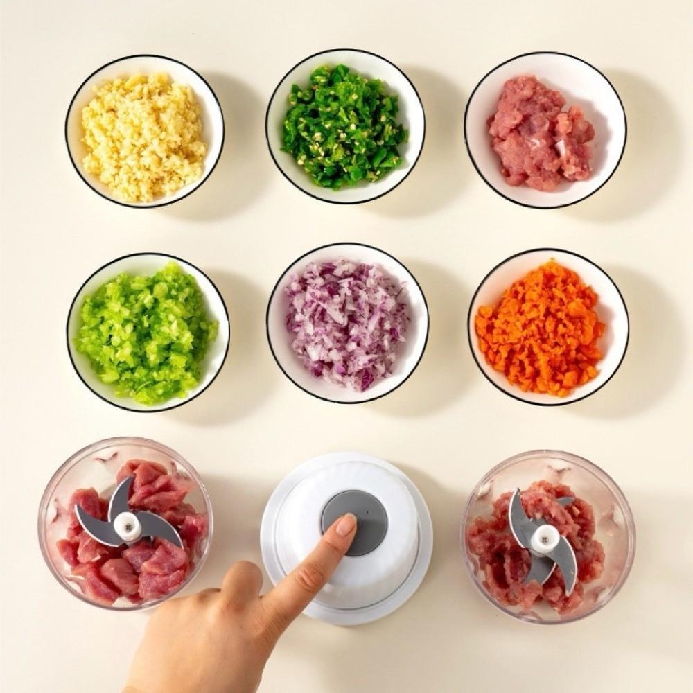 400 мл Чеснокодавилка Мощный мотор Измельчитель продуктов Электрический блендер-миксер Кухонные гаджеты