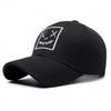 Baseball Cap With Embroidered Face Expression For Sun Protection And Trendy Style For Men And Women