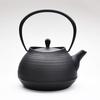 Nanbu Ironware: Ichiudo Hakeme Iron Kettle, 1L [Black Finish] [Induction Cooktop Compatible]