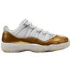 Jordan Баскетбольные кроссовки Air Jordan 11 Low Unisex Бело-золотые AH7860-102
