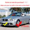 Car Kidney Grill Front Bumper 2 Slat Line Gloss Black Racing Grill for BMW E46 Coupe Cabrio 325Ci 330Ci LCI 2door 2003-2006