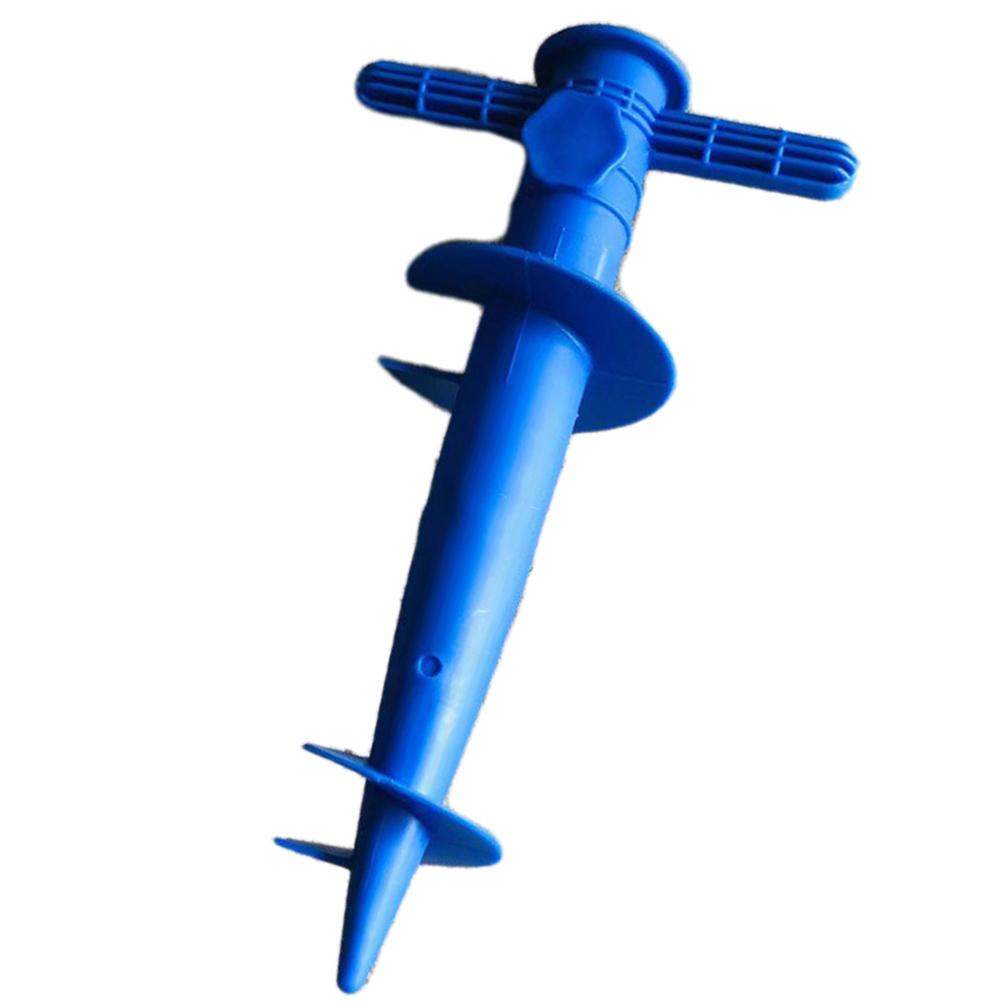 1Pc Umbrella Base Adjustable Plastic Sun Beach Patio Sand Ground Fixing Tools Anchor Stand Spike Auger Keep Holder Garden Access