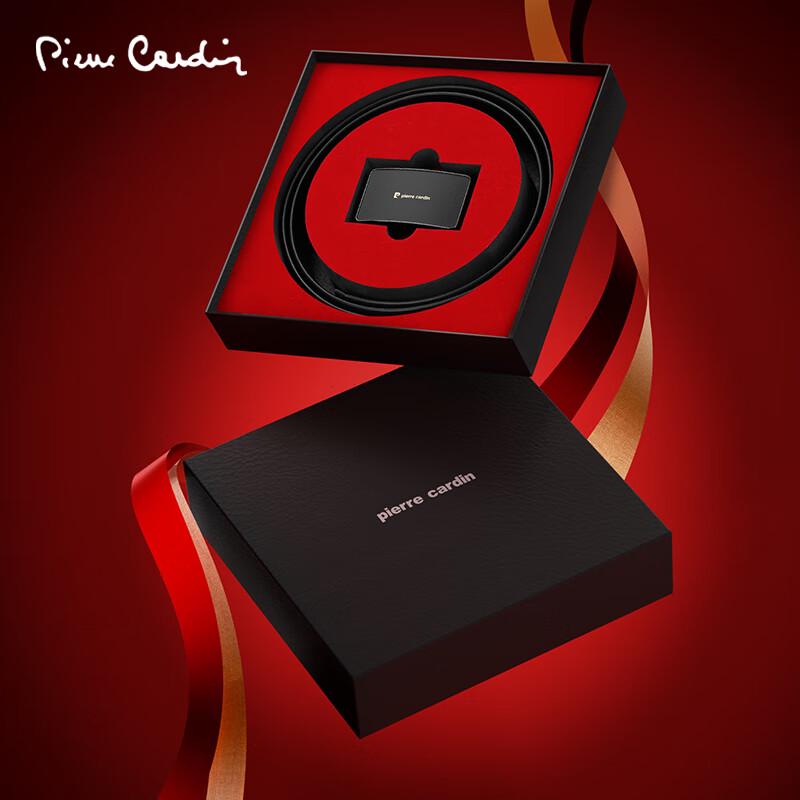 Pierre Cardin Мужской кожаный ремень с автоматической пряжкой