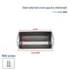 Single-phase 220V Motor Capacitor Bracket - Plastic Half-Round Protective Box