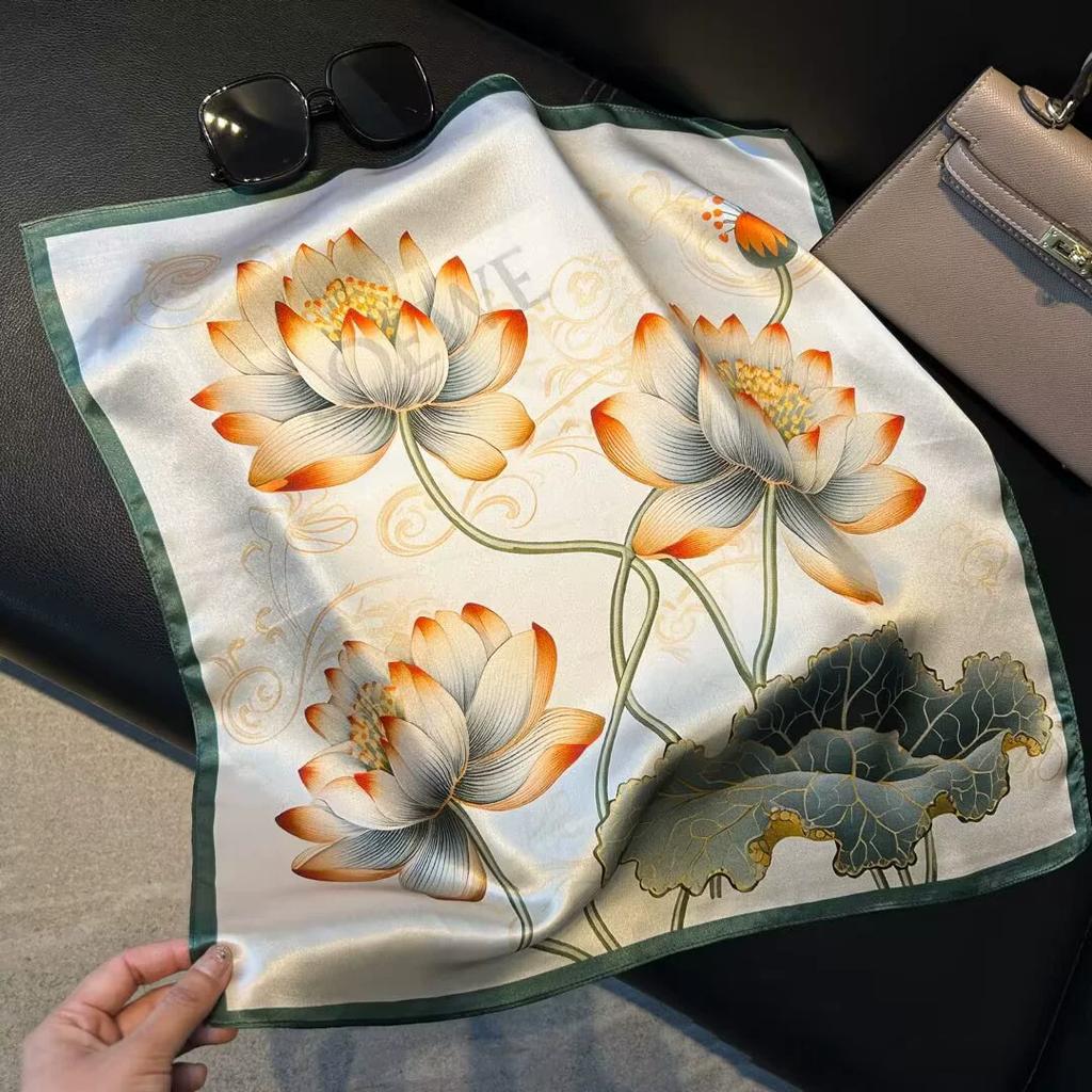 100% натуральный шелковый шарф женский бандана квадратные шарфы шарф платок шелковица мода роскошь высокое качество хиджаб платок женский