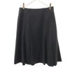 BARNEYS NEWYORK Made In Japan Midi Length Flare Skirt 40 Black Women Used