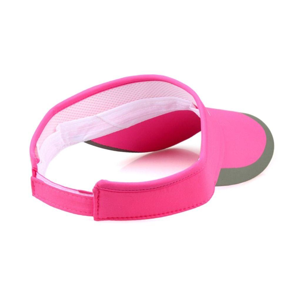 Spring Summer Tennis Golf Running Top Empty Sun Cap Sun Protection Visor Sunscreen Hat Cotton