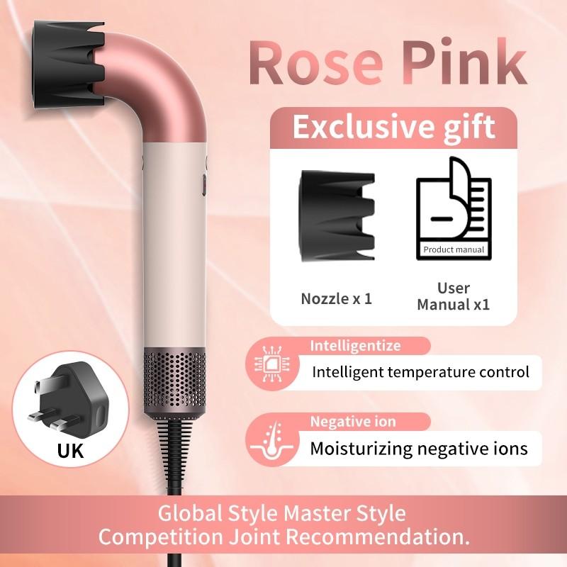 HD18 Ручная машина для сушки волос Портативный высокоскоростной фен с отрицательными ионами Бесшумная быстрая сушка волос Инструменты для укладки