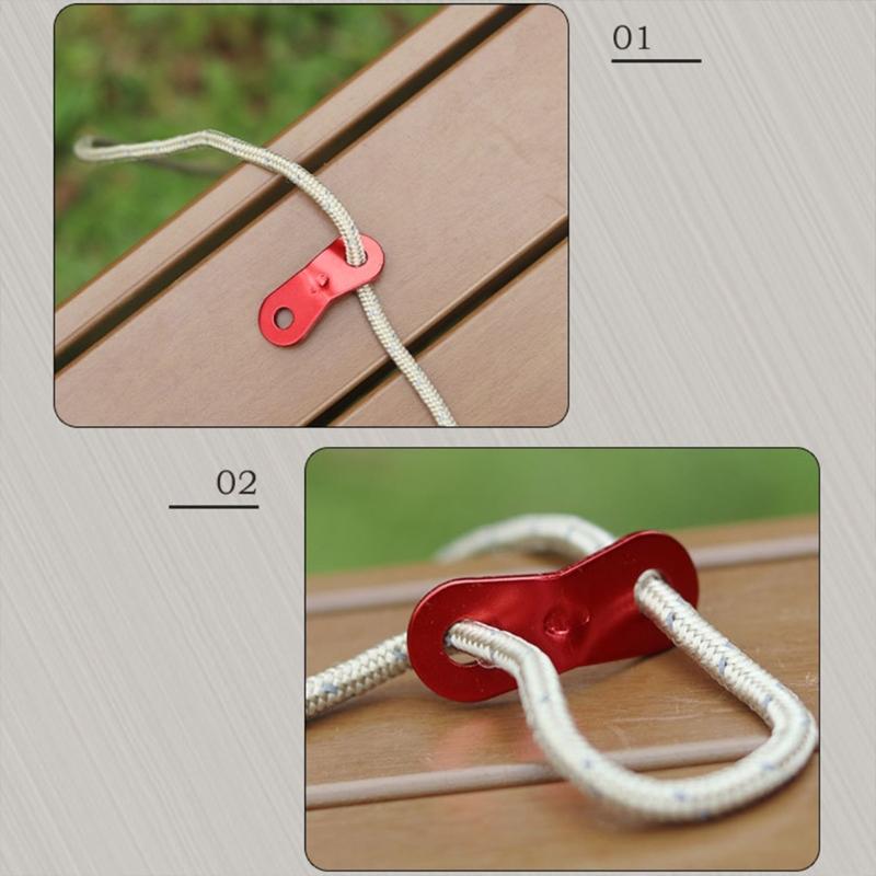 Reusable Tent Buckles Tent Fasteners Buckle Aluminum Alloy Tent Rope Buckle Tent Rope Tighteners Reusable Tent Fasteners