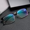 3Pcs Square Reading Glasses Men Myopia Eyewear Anti Blue Light Half Frame Myopia Eyeglasses