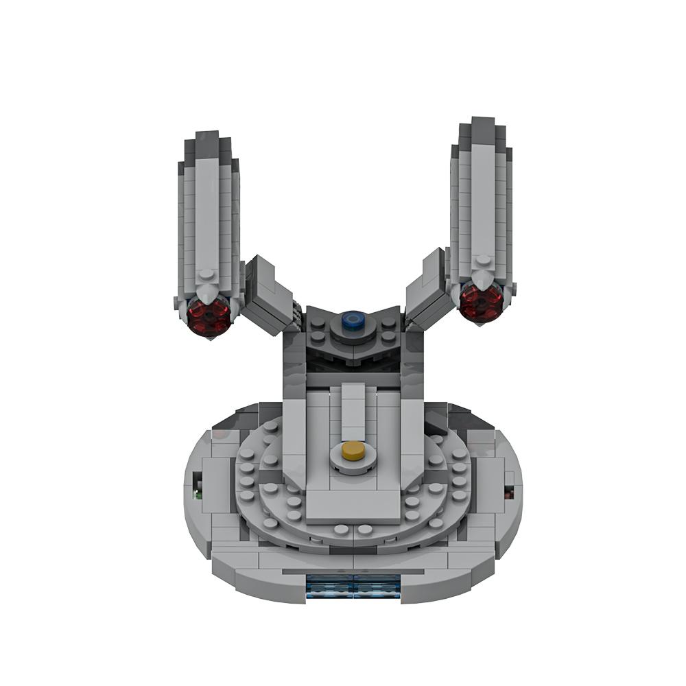 Gobricks MOC Космический Трек NX-01 Энтерпрайз Модель из Кубиков Серия Временной Шкалы USS NX-01 Энтерпрайз Строительные Блоки Космическая Образовательная Игрушка