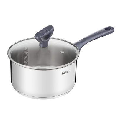 Индукционная кастрюля и кастрюля из нержавеющей стали Daily Cook (16см, 18см) Можно мыть в посудомоечной машине в духовке без PFOA Silver