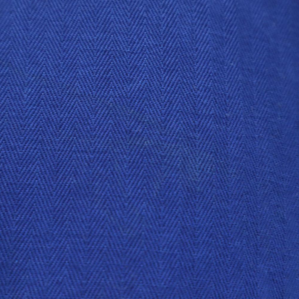 EURO WORK 70-х 80-х годов Винтажная рубашка с длинным рукавом в елочку 50 синяя Мужская Б/У