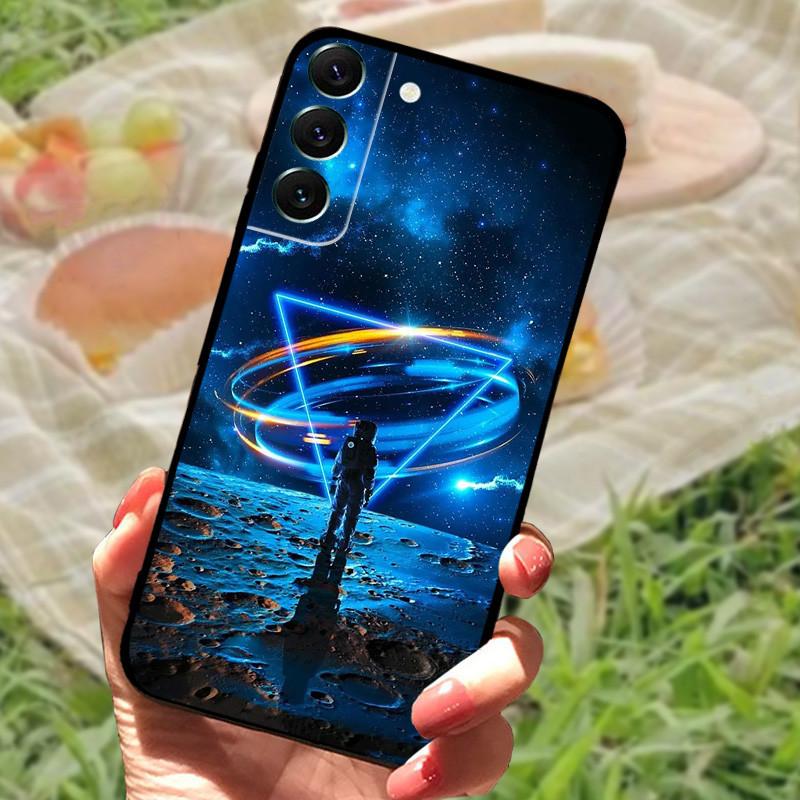 Чехол для Samsung Galaxy S22 Ultra Чехол S22 Plus Полностью Защитный Силиконовый Мультяшный Расписной Fundas Чехол для Samsung S 22 Fundas