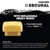 Roemheld Halder Halder Shockless Recoilless Secular Hammer Polyurethane Diameter 30 x 40 (HALDER) (Yellow) 3380.040