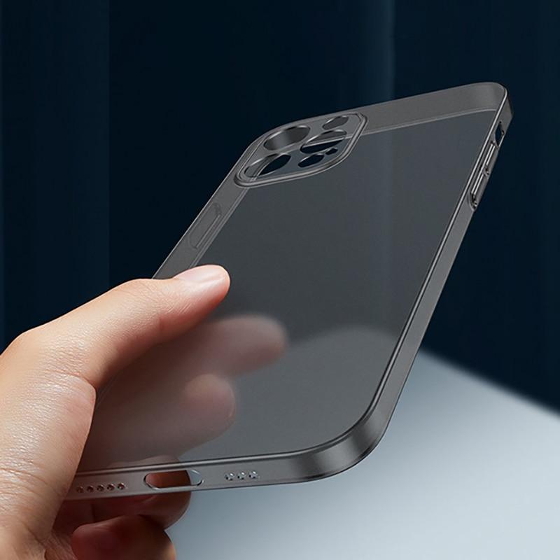 Роскошный ультратонкий мягкий чехол для iPhone 16 15 14 Plus 13 12 Mini 11 Pro Max X XR XS SE 7 8 Plus матовый тонкий полупрозрачный противоударный бампер