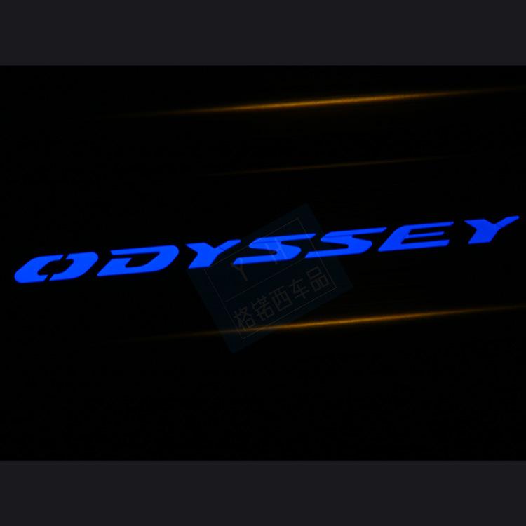 Светодиодные светящиеся накладки на пороги для 15 Odyssey - Модификация приветственной педали
