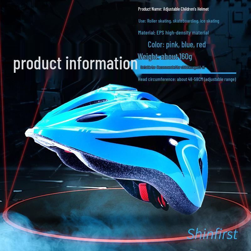 Детский комплект защитной экипировки для скейтборда и велосипеда с защитным шлемом и наколенниками