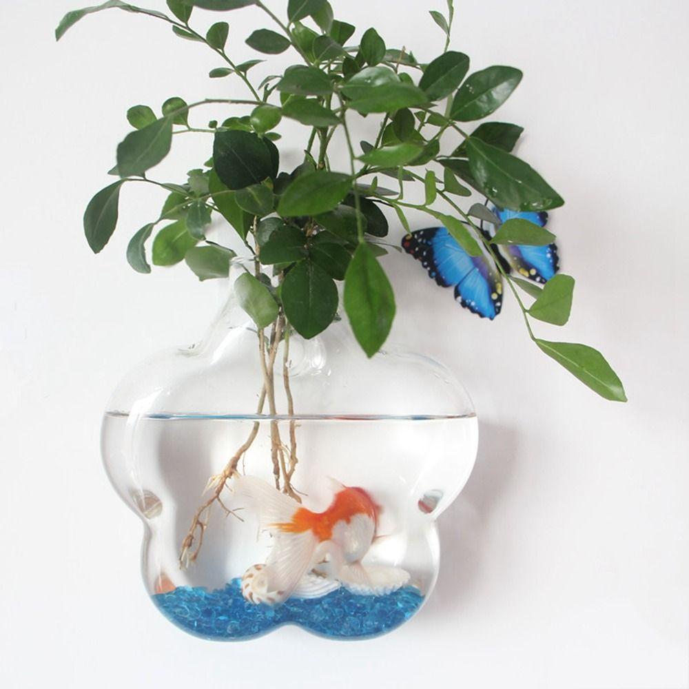 Durable European-style Flower Vase Multipurpose Creative Wall-mounted Hydroponic Vase Multi-style Flower Pot