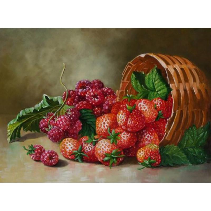 Фрукты DIY 5D алмазная живопись полная круглая дрель мультфильм Алмазная вышивка крестиком мозаика наборы настенное искусство домашний декор