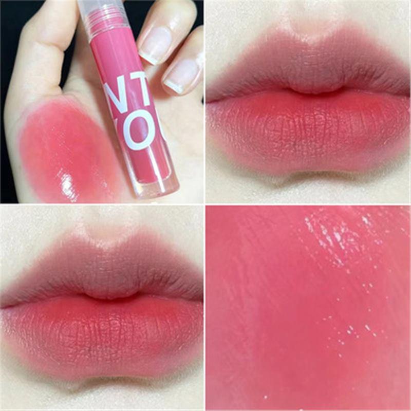 INTOYOU Водный тинт для губ: Стойкий, нелипкий блеск для губ с легким зеркальным финишем.