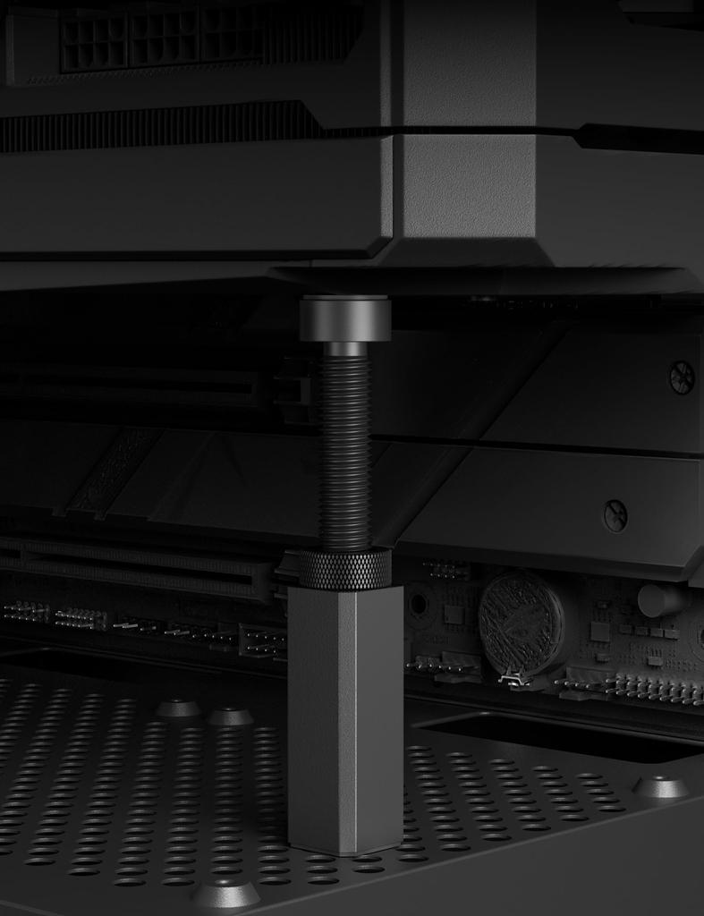 upHere GPU Graphics Card Magnetic Adjustable VGA Support Powerful Support, Holder, Mount, Height, Support, Stay, Magnet, Stability, Anti-Vibration