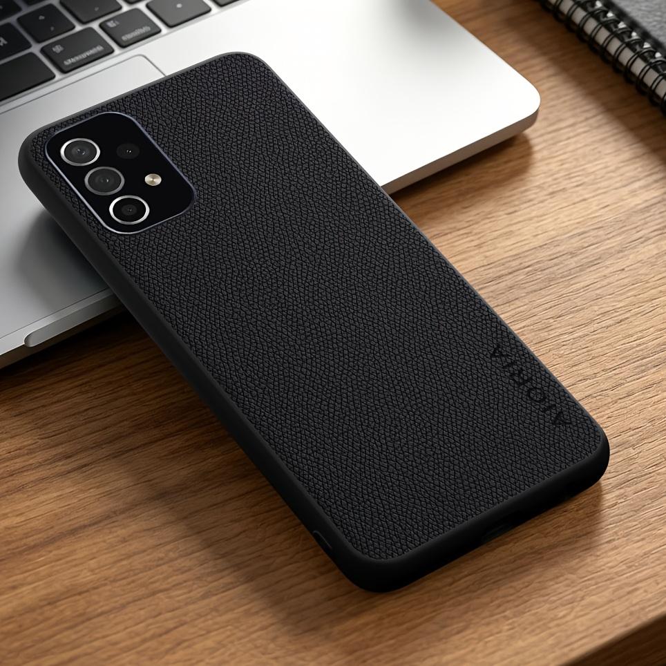 Phone Case: for Samsung for Galaxy A13 A23 A33 A53 A73 Case Solid Color Elegant Synthetic Leather Stylish Phone Case