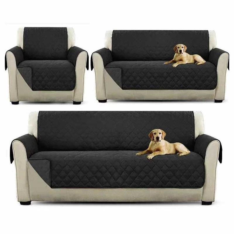 Защитный водонепроницаемый чехол для дивана на 1/2/3 места, стеганый, износостойкий чехол для дивана для собак, домашних животных, детей, подушка, интегрированный двухсторонний чехол для дивана для дома