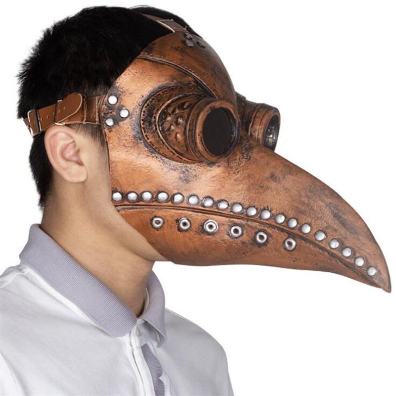 Хэллоуин стимпанк маска чумного доктора длинный нос птица клюв латексная маска для косплея карнавальный маскарад Хэллоуин костюм реквизит