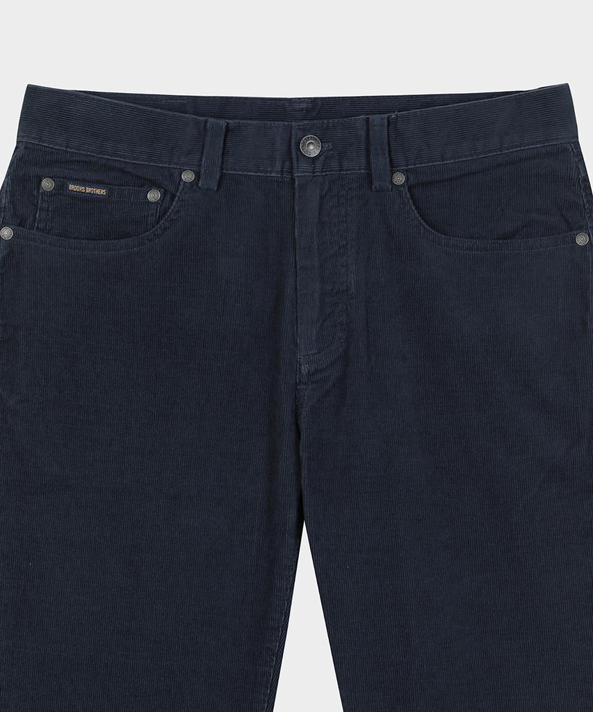 BROOKS BROTHERS Узкие вельветовые брюки с 5 карманами 15W (военно-морской флот) (Bbpcmm4531Qew)
