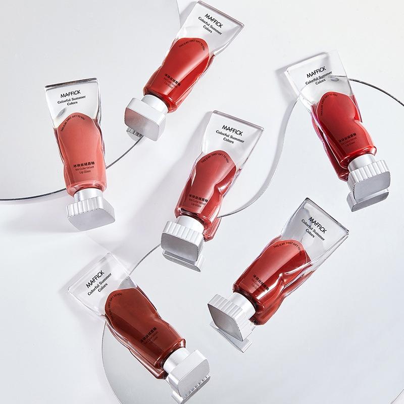 Ice Velvet Lip glaze Прозрачный пигмент Матовая помада-блеск для губ Ice Parity
