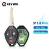 KEYYOU дистанционный ключ для Mitsubishi Galant Eclipse Lancer Outlander ID46 чип OUCG8D-620M-A 313.8Mhz