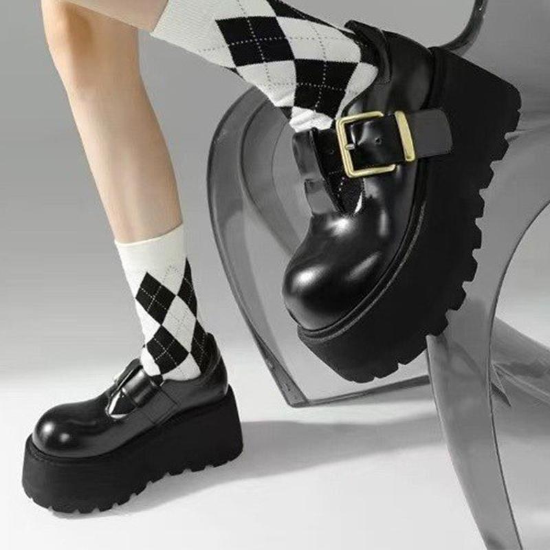 Женские мокасины на платформе, туфли на плоской подошве, модные кожаные туфли для женщин 2025 года, трендовый бренд, осень, элегантный дизайнер, Лолита, удобные женские боты