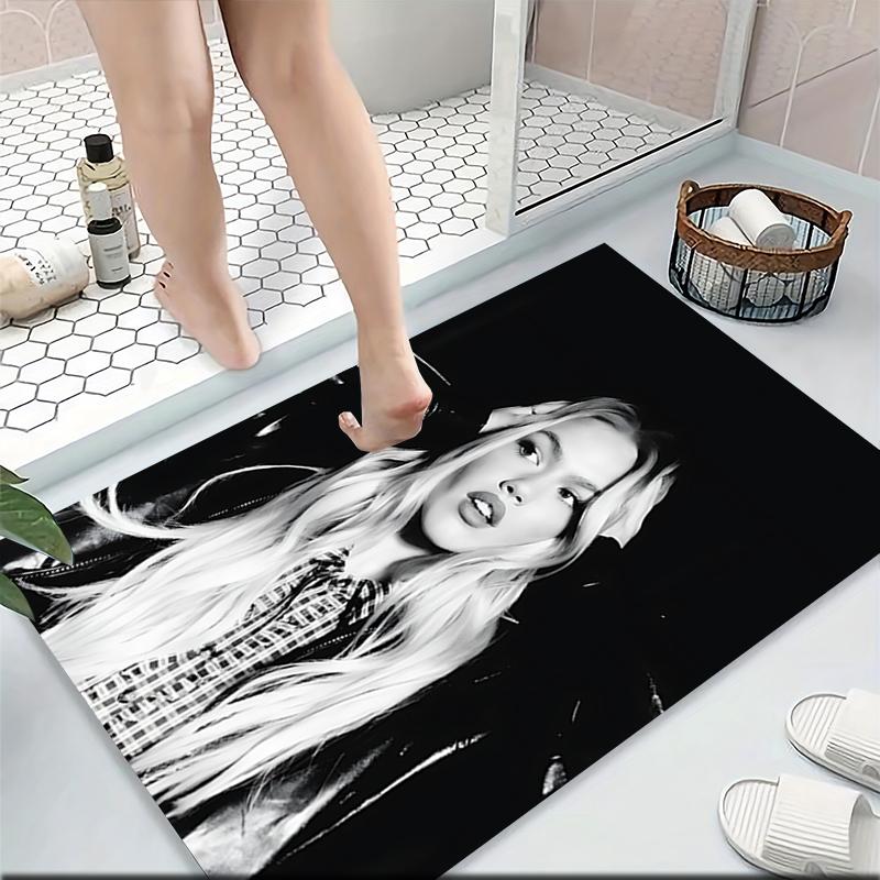 Elegant Fashion Portrait Carpet Rug Soft Washable Antislip Home Living Room Sofa Mats Personalized Christmas Rug