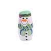 Wood Xmas Matryoshka Doll Smooth Christmas Nesting Dolls Cute Snowman Russian Doll  Christmas