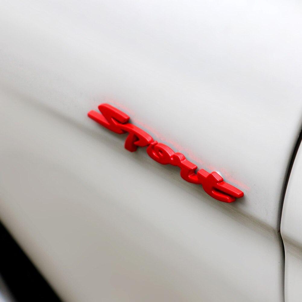 1 шт., водонепроницаемая металлическая 3D универсальная наклейка для украшения спортивного автомобиля, применима ко всем моделям автомобилей