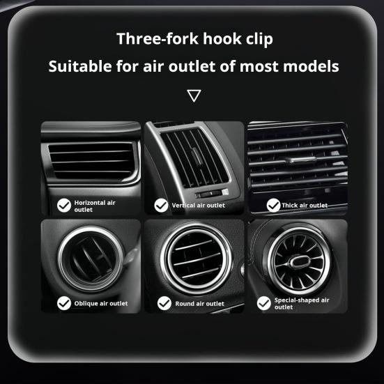 Wireless Car Charger 15W Fast Charging Phone Holder Auto Rotating Phone