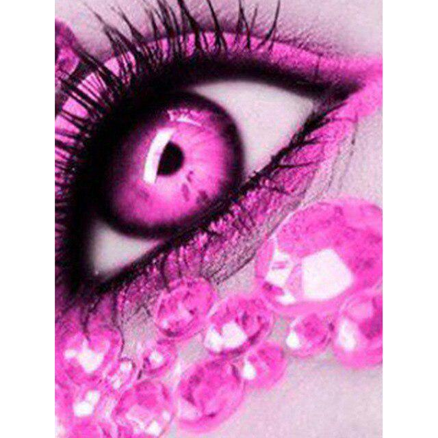 DIY 5D Алмазная картина Глаз Бабочка Алмазная вышивка Мультфильм Вышивка крестом Горный хрусталь