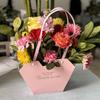1 шт. Портативная цветочная корзина, упаковка для роз, подарочная коробка для свадьбы, дня рождения, рождественской вечеринки, букета цветов, декора