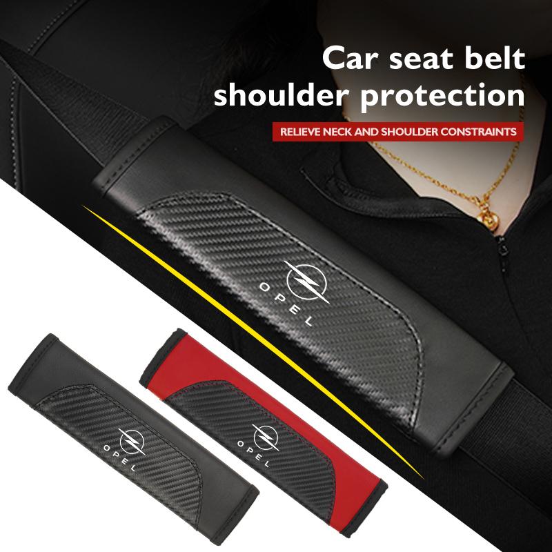 For Opel Car Seat Belt Shoulder HJAWYAW3 Cover Protection Pad Safety Belt Anti-wear Accessories Astra G J H Insignia Zafira Corsa D C