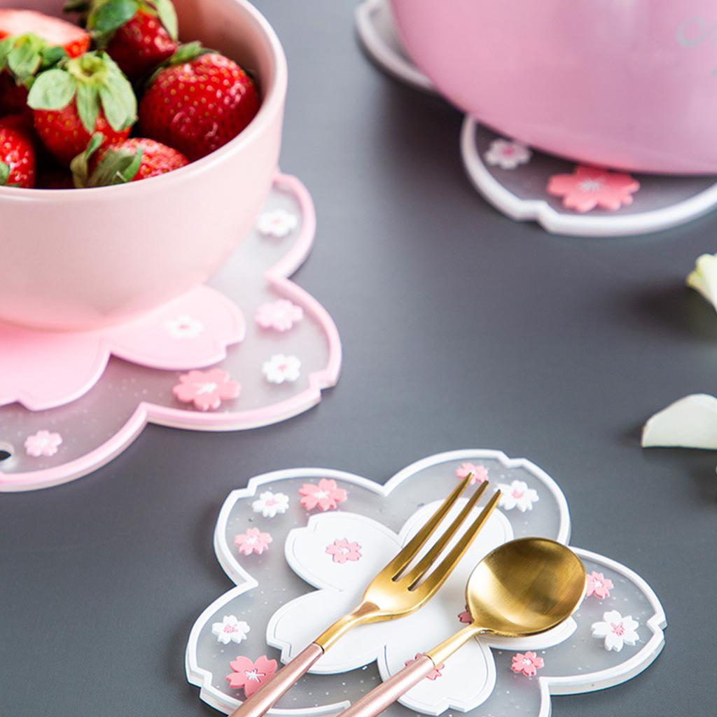 Table Insulation Mat, Heat-resistant Mat, Flower Cup Mat, PVC Western Food Mat,  Pot Mat, Tableware Bowl Mat