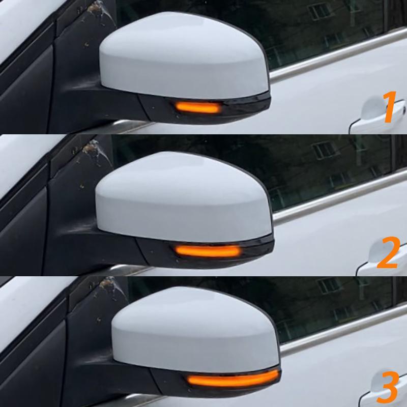 Для Ford Focus Mk3 светодиодный светильник 2 3 Mk2 Mondeo Mk4 указатель поворота с плавным боковым крылом, зеркало заднего вида, мигалка