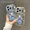 Phone Case: 2D flat design suitable for iPhone 18 17 16 15 14 13 Pro protective case, couple style, bow ghost, Christmas and Halloween gifts