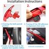 TTCR-II Steering Wheel Paddle Shifter Extension For Mercedes A/G Class -, C/CLS 2015-, E/SL/SLC 2017-, GLA/GLC/GLE/S 2016-, GLS 2017-, Aluminum Shift